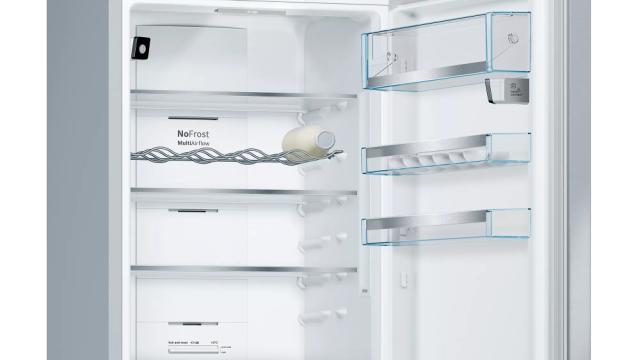 Хладилник Bosch KGN39HIEP SER6; Premium; Free-standing fridge-freezer NoFrost E, 204/60/66cm, 366l(279+87), 39dB, VitaFresh Plus, inox EasyClean doors, display, HC