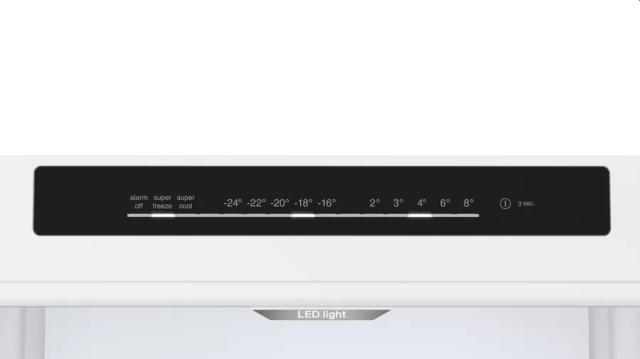 Хладилник Bosch KGN39VIBT SER6 FS fridge-freezer NoFrost, C, 203/60/66cm, 363 l (260+103), 35 dB(B), VitaFresh XXL, 0° drawer, Metal Backwall with Multi Airflow,  Flex Interior, Intelligent Inverter Technology, Black ColorGlass, HC ready