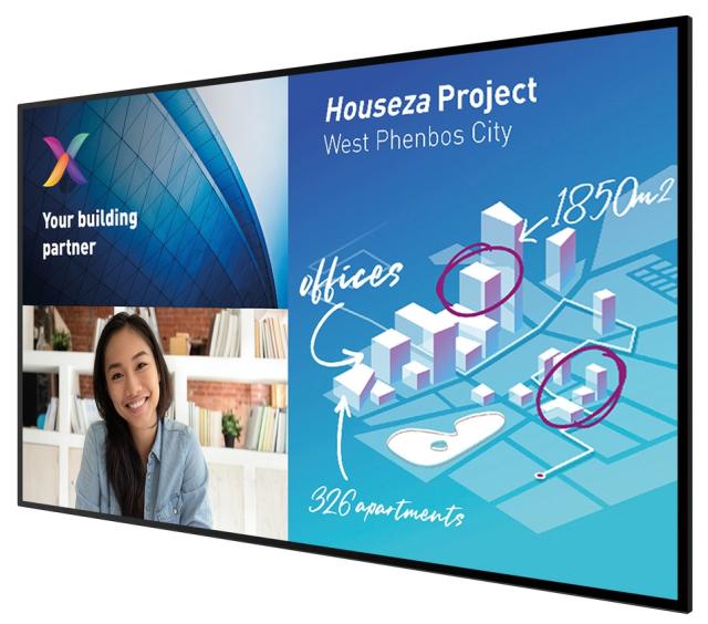 Интерактивен дисплей Philips 65BDL8051C/00, 65” C-Line, 18/7, Windows 10, IMD sw suite included (3 year license), UHD, Capacitive touch, wireless screen sharing, smart I/O, full glass front, small bezel, high end finishing, video OUT, corporate frien