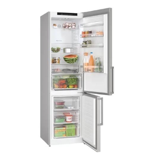 Хладилник Bosch KGN392IDT SER4 FS fridge-freezer NoFrost, D, 203/60/66.5cm, 363 l (260+103), 35 dB(B), VitaFresh, Stainless steel (with fingerprint protection)
