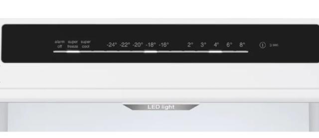 Хладилник Bosch KGN392IDT SER4 FS fridge-freezer NoFrost, D, 203/60/66.5cm, 363 l (260+103), 35 dB(B), VitaFresh, Stainless steel (with fingerprint protection)