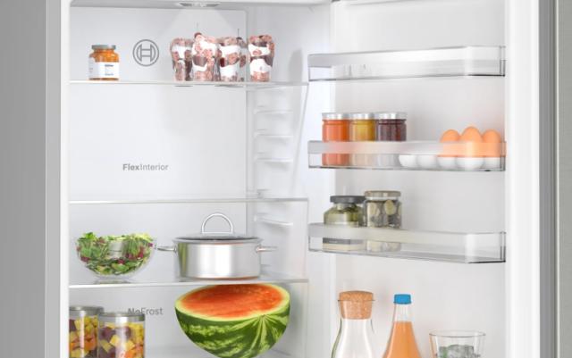 Хладилник Bosch KGN392IDT SER4 FS fridge-freezer NoFrost, D, 203/60/66.5cm, 363 l (260+103), 35 dB(B), VitaFresh, Stainless steel (with fingerprint protection)