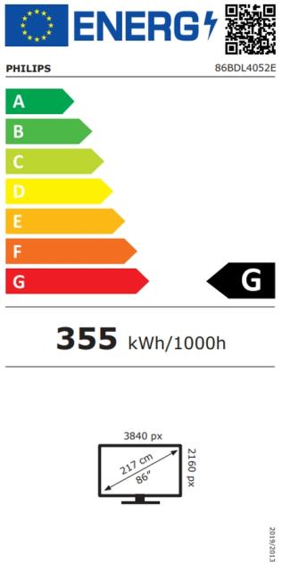 Интерактивен дисплей Philips 86BDL4052E/00, 86" E-Line, UHD, Android 10, HEIR 20 points, USB-C, failover, 2x passive stylus, Interact