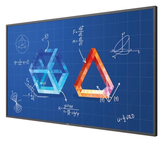 Интерактивен дисплей Philips 65BDL3652T/00, 65" T-Line, Android, UHD, HEIR 20 points, wireless screen sharing, smart I/O, even bezels, safety glass, 2x passive pens, OPS, SDM-L, whiteboard included, WiFi, Smart Insert, high quality speakers
