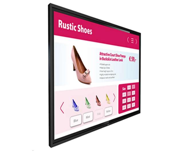 Интерактивен дисплей Philips 55BDL3452T/00, 55" T-Line; 18/7, UHD, basic failover, HEIR, 20 touch points, Android 8, CMND, WiFi, IR, OPS, 400cd