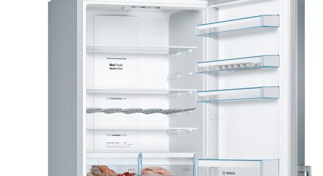 Хладилник Bosch KGN56XIDP SER4; Comfort; Free-standing fridge-freezer NoFrost, D, 193/70/80cm, 505l(400+105), 40dB, VitaFresh, inox EasyClean doors, display
