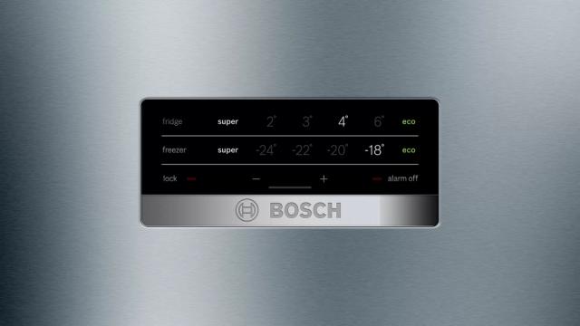 Хладилник Bosch KGN56XIDP SER4; Comfort; Free-standing fridge-freezer NoFrost, D, 193/70/80cm, 505l(400+105), 40dB, VitaFresh, inox EasyClean doors, display