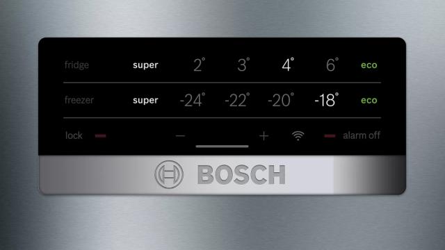 Хладилник Bosch KGN49XLEA SER4; Comfort; Free-standing fridge-freezer NoFrost, E, 203/70/67cm, 435l(330+105), 40dB, VitaFresh, Inox-look, display