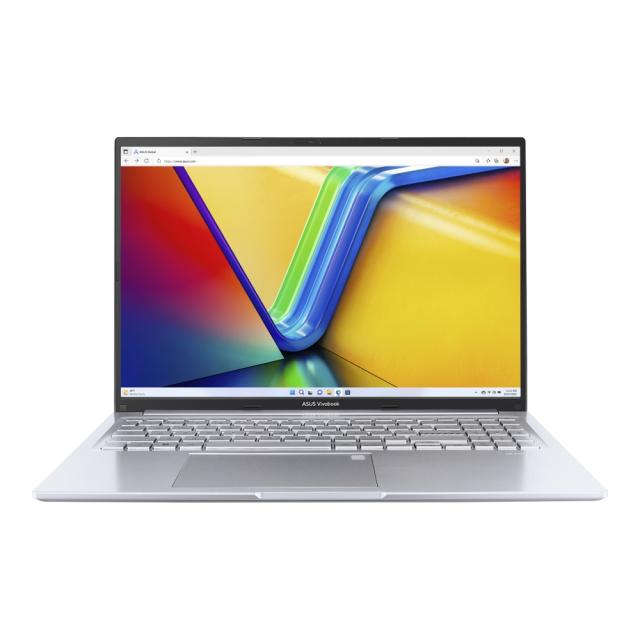 Лаптоп Asus Vivobook M1605YAR-MB731W,AMD Ryzen 7 7730U (8-core/16-thread, 16MB cache, up to 4.5 GHz ), 16" WUXGA (1920 x 1200) 16:10 aspect ratio DDR4 16GB (8 GB on BD),1TBPCIEG3 SSD, Windows 11, Cool Silver