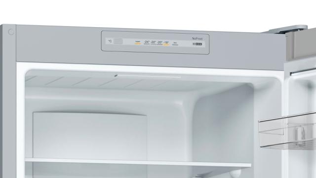 Хладилник Bosch KGN33NLEB SER2; Comfort; Free-standing fridge-freezer NoFrost, E, 176/60/66cm, 279l(192+87), 42dB, MultiBox, Inox-look, HolidayMode