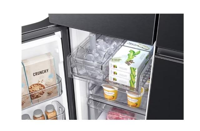 Хладилник Samsung RF59C701EB1/EO, French Door Fridge and Freezer, 649 L, All-Around Cooling, WiFi, Energy Efficiency E, H 178 cm, Black