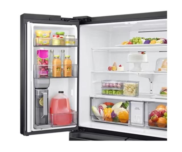 Хладилник Samsung RF59C701EB1/EO, French Door Fridge and Freezer, 649 L, All-Around Cooling, WiFi, Energy Efficiency E, H 178 cm, Black