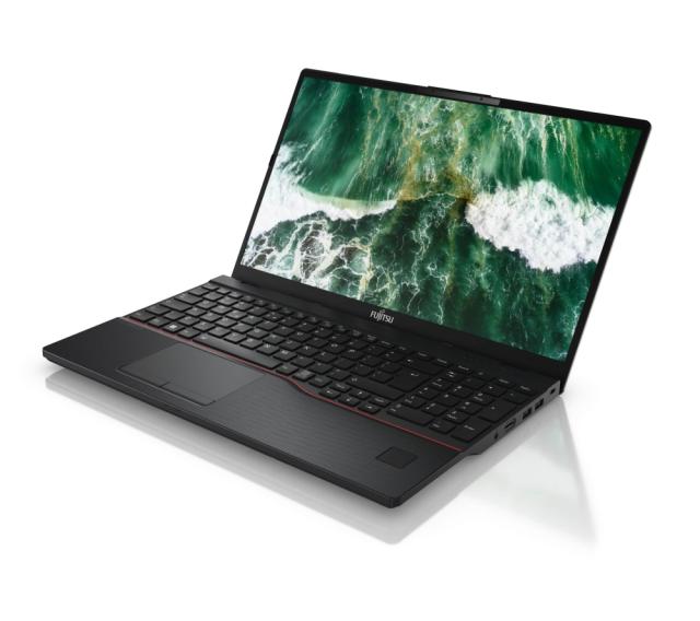 Лаптоп Fujitsu LIFEBOOK E5513, Intel Core i5-1335U up to 4.6 GHz, 15.6" FHD AG, 1x16GB DDR4 3200MHz, SSD 512GB PCIe 4.0 NVMe M.2, FPR & SCR, TPM 2.0, HD cam, Intel WiFi 6E AX211, BT5.2, 4cell 50Wh, Black Kbd backlit US, Windows 11 Pro