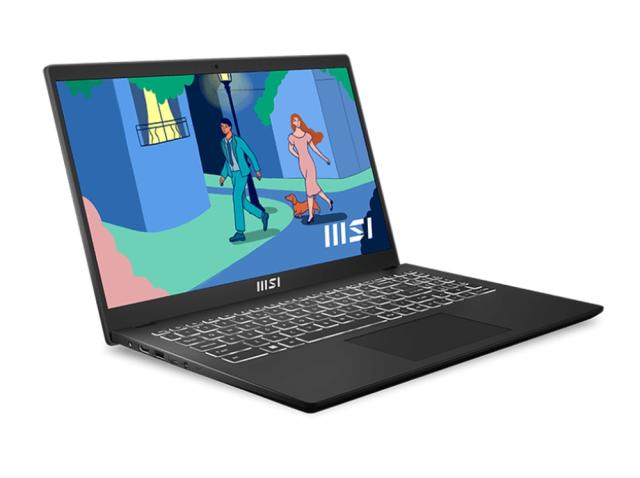 Лаптоп MSI Modern 15 B11M, Tiger Lake Intel Core i5-1155G7 (4C/8T, up to 4.50 GHz, 8MB), 15.6" FHD (1920x1080), IPS-Level, Iris Xe Graphics, Onboard DDR4 16GB (3200MHz), 512GB NVMe PCIe Gen3x4 SSD, Intel WiFi 6 AX201, backlight KBD (White), BT5.2, 3 