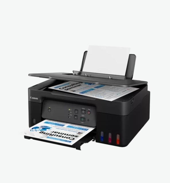 Мастилоструйно многофункционално устройство Canon PIXMA G2430 AIO, цветен, A4, принтер/копир/скенер, 600 x 1200dpi, 23/14 стр/мин., LAN, Wi-Fi, USB