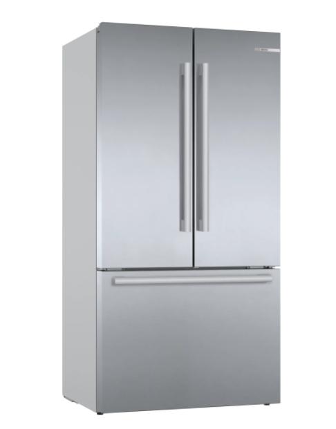 Хладилник Bosch KFF96PIEP, SER8, French-door fridge-freezer, NoFrost, E, 183/91/71, 573 l(402+171), 39 dB(C), 1 VitaFresh 0° drawer - Fish and meat, 2 Vitafresh pro 0°C drawers, Water dispenser- direct conn.water-tap, Automatic ice cube maker