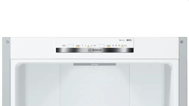 Хладилник Bosch KGN39VLEB, SER4, FS fridge-freezer NoFrost, E, 203/60/66cm, 368l(279+89), 39dB(C), VitaFresh, Inox-look
