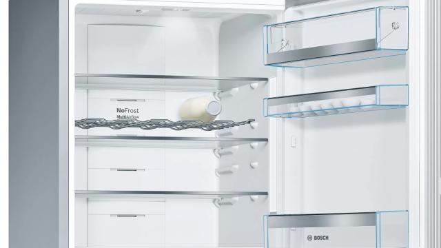 Хладилник Bosch KGF56PIDP SER8 FS fridge-freezer NoFrost, D, 193/70/80cm, 480l(375+105), 42dB, VitaFreshPro 124l, display, Premium LED, Inox EasyClean