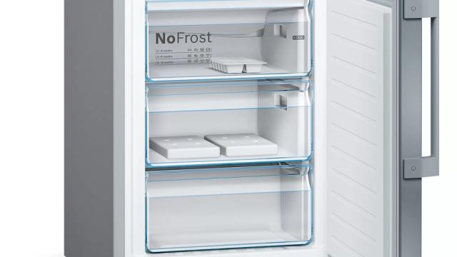 Хладилник Bosch KGF39PIDP SER8 FS fridge-freezer NoFrost, D, 203/60/66cm, 343l(256+87), 38dB, VitaFreshPro 81l, Premium LED, inox EasyClean, HC ready