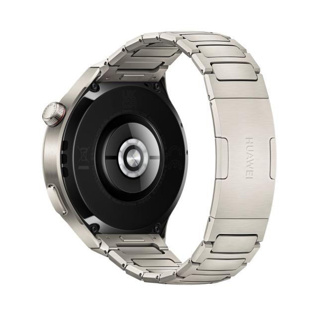 Часовник Huawei Watch 4 Pro, Medes-L29M, 1.5", Amoled, 466x466, PPI 310, 2G, e-sim, Dual - band GNSS, BT5.2 BR+BLE, 5ATM, 780mAh, Titanium