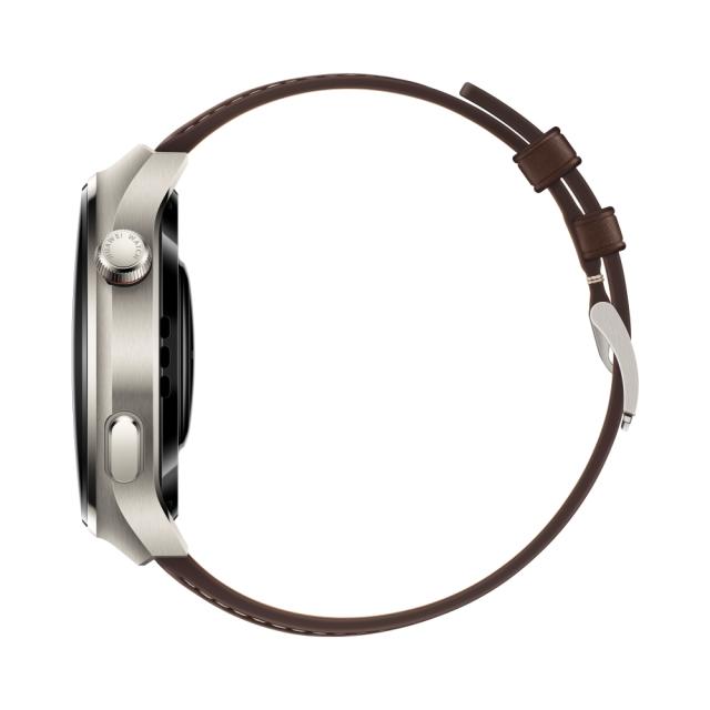Часовник Huawei Watch 4 Pro Medes-L29L, 1.5", Amoled, 466x466, PPI 310, 2G, e-sim, Dual - band GNSS, BT5.2 BR+BLE, 5ATM, 780mAh, Brown