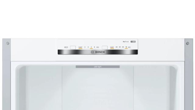Хладилник Bosch KGN39VLEA SER4 FS fridge-freezer NoFrost, E, 203/60/66cm, 366l(279+87), 39dB, VitaFresh, Inox-look