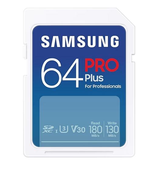 Памет Samsung 64GB SD Card PRO Plus