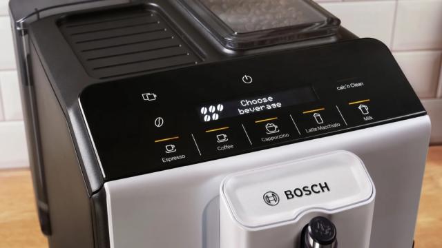 Кафемашина Bosch TIE20301, SER2, Automatic coffee-espresso machine, VeroCafe, 1300 W, 1.4 litre, 15 bar, OneTouch function, MilkMagic Pro, Silk Silver