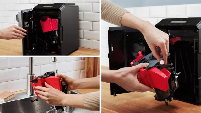 Кафемашина Bosch TIE20301, SER2, Automatic coffee-espresso machine, VeroCafe, 1300 W, 1.4 litre, 15 bar, OneTouch function, MilkMagic Pro, Silk Silver