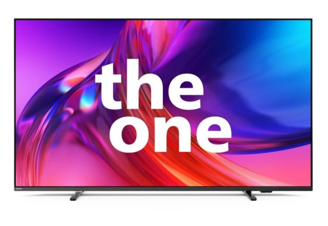 Телевизор Philips 50PUS8518/12, 50" THE ONE, UHD 4K LED, 3840x2160, DVB-T/T2/T2-HD/C/S/S2, Ambilight 3, HDR10+, HLG, Android TV 11, Dolby Vision/ Atmos, Quad Core P5 Perfect, 16GB, VRR, BT5.0, HDMI, 2xUSB, Cl+, 802.11ac, Lan, 20W R