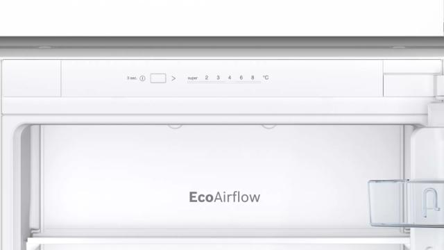 Хладилник Bosch KIV86NSF0 SER2 BI fridge-freezer LowFrost, F, 177,2cm, 265l(182+83), 39dB, MultiBox, BigBox, sliding hinge