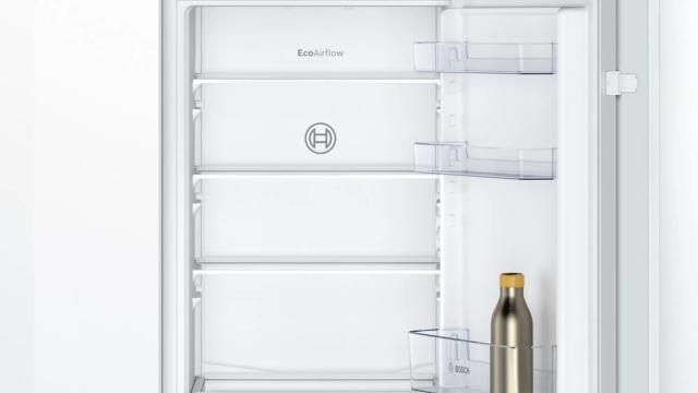 Хладилник Bosch KIV86NSF0 SER2 BI fridge-freezer LowFrost, F, 177,2cm, 265l(182+83), 39dB, MultiBox, BigBox, sliding hinge