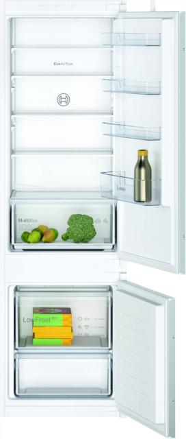 Хладилник Bosch KIV87NSF0 SER2 BI fridge-freezer LowFrost, F, 177,2cm, 268l(199+69), 39dB, MultiBox, BigBox, sliding hinge