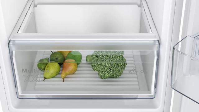 Хладилник Bosch KIV87NSF0 SER2 BI fridge-freezer LowFrost, F, 177,2cm, 268l(199+69), 39dB, MultiBox, BigBox, sliding hinge