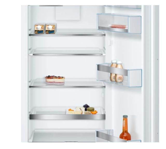 Хладилник Bosch KIL82AFF0 SER6 BI fridge with freezer section, F, 177,5cm, 286l(252+34), 36dB, VitaFresh Plus, MultiBox, EasyAccess shelf, Vario Shelf, display, flush-folding