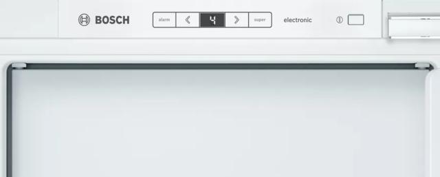 Хладилник Bosch KIL82AFF0 SER6 BI fridge with freezer section, F, 177,5cm, 286l(252+34), 36dB, VitaFresh Plus, MultiBox, EasyAccess shelf, Vario Shelf, display, flush-folding