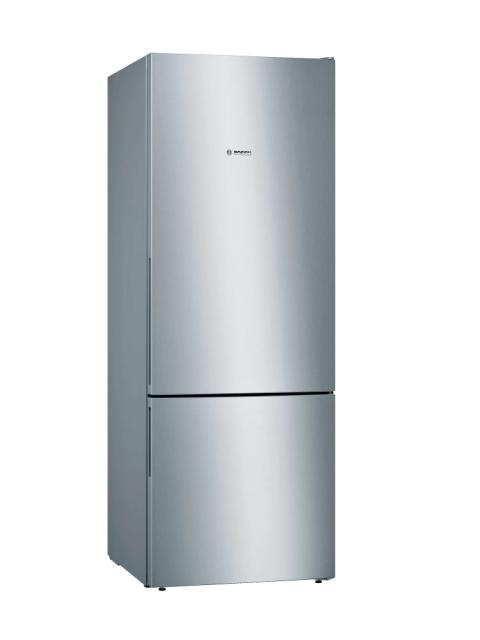 Хладилник Bosch KGV58VLEAS SER4 FS Fridge-freezer LowFrost E, 191/70/77cm, 500l(376+124), 40dB, VitaFresh, inox-look