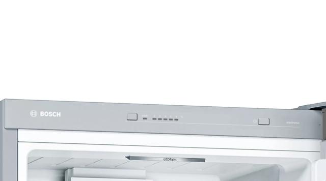 Хладилник Bosch KGV36VBEAS SER4 FS Fridge-freezer LowFrost, E, 186/60/65cm, 308l(214+94), 39dB, VitaFresh, fan, black