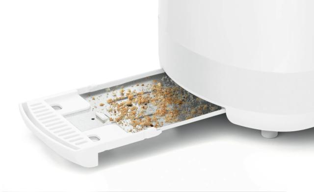 Тостер Bosch TAT3A111, Compact toaster, Plastic, 800 W, Auto power off, Defrost and warm setting, Lifting high, White