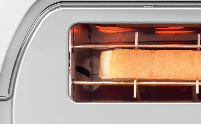 Тостер Bosch TAT3A111, Compact toaster, Plastic, 800 W, Auto power off, Defrost and warm setting, Lifting high, White