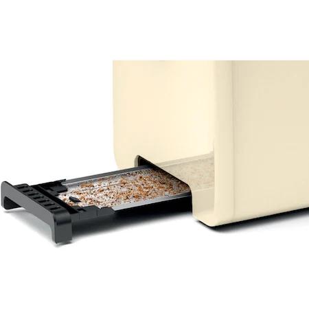 Тостер Bosch TAT4P427, Toaster, DesignLine, 820-970 W, Auto power off, Defrost and warm setting, Lifting high, Beige