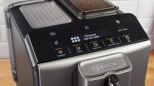Кафемашина Bosch TIE20504, SER2, Automatic coffee-espresso machine, VeroCafe, 1300 W, 1.4 litre, 15 bar, OneTouch function, MilkMagic Pro, Diamond titanium metallic