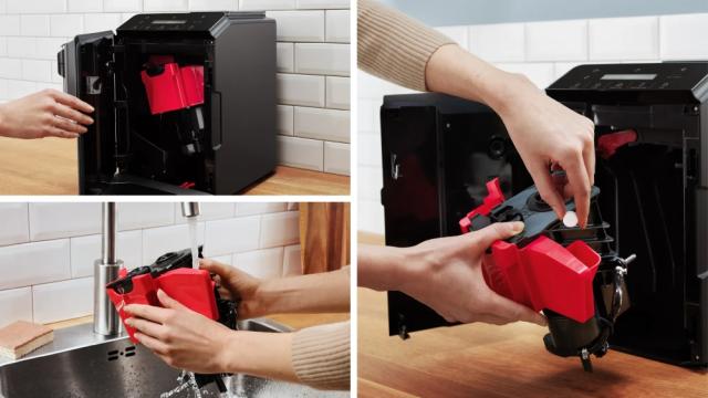 Кафемашина Bosch TIE20504, SER2, Automatic coffee-espresso machine, VeroCafe, 1300 W, 1.4 litre, 15 bar, OneTouch function, MilkMagic Pro, Diamond titanium metallic