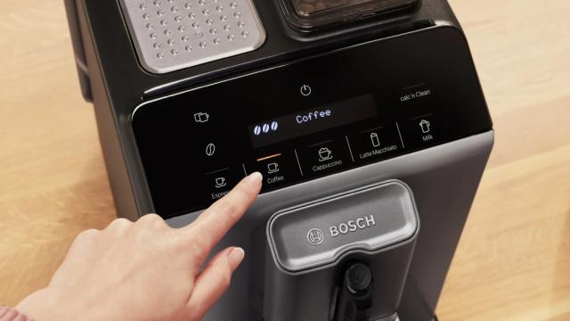 Кафемашина Bosch TIE20504, SER2, Automatic coffee-espresso machine, VeroCafe, 1300 W, 1.4 litre, 15 bar, OneTouch function, MilkMagic Pro, Diamond titanium metallic