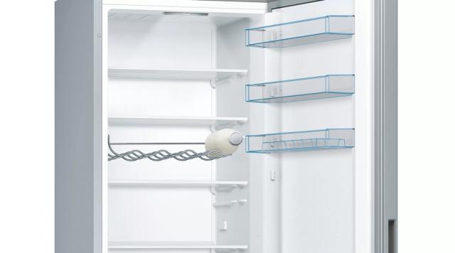 Хладилник Bosch KGV39VLEA SER4 FS Fridge-freezer LowFrost, E, 201/60/65cm, 343((249+94), 39dB, VitaFresh, inox-look