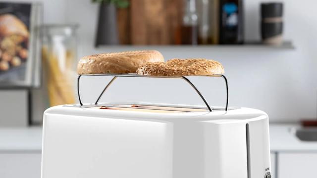 Тостер Bosch TAT6A511, Compact toaster, Plastic, 800 W, Auto power off, Defrost and warm setting, Lifting high, White