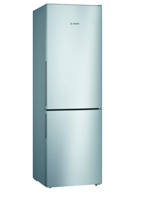 Хладилник Bosch KGV362LEA SER4 FS Fridge-freezer LowFrost, E, 186/60/65cm, 308l(214+94), 39dB, VitaFresh, inox-look