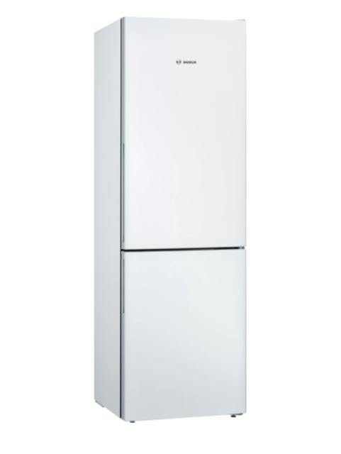 Хладилник Bosch KGV36VWEA SER4 FS Fridge-freezer LowFrost, E, 186/60/65cm, 308l(214+94), 39dB, VitaFresh, white