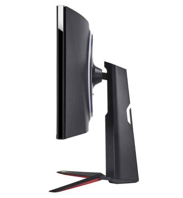 Монитор LG 38GN950P-B, 37.5" Ultragear Nano IPS 1ms, 21:9 Curved Gaming QHD+ (3840x1600), 160Hz, 1000:1, 450 cd/m2, 1000:1, DCI-P3 98%, AMD FreeSync, NVIDIA G-Sync, HDR 600, Sphere Lighting 2.0, USB Down/Up-stream, HDMI, DisplayPort, Tilt/Height, Bla
