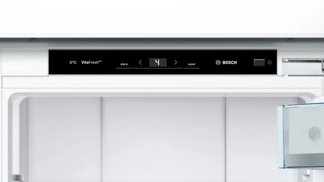 Хладилник Bosch KIF81PFE0 SER8 BI fridge, E, 177,5cm, 289l, 37dB, VitaFresh Pro 83l, EasyAccess shelf, Vario Shelf, display, flush-folding